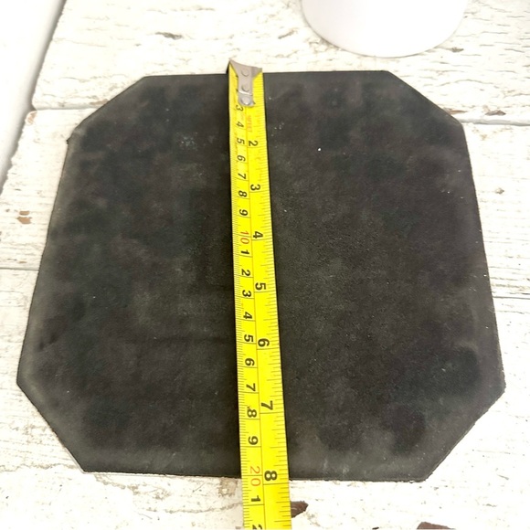 Vintage Thatched English Cottage Scene Flowers on Tile Trivet Art Cottagecore - Picture 6 of 7